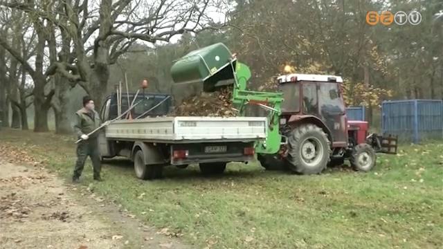 Mg tart a lombhzs szezonja, nagy intenzitssal dolgozik a parkfenntart vrosszerte