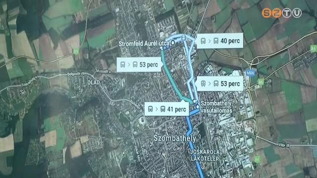 Elrhetv vlt a szombathelyi helyi jratos buszok menetrendje a Google Maps-en