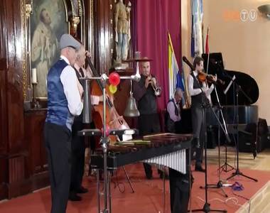 A Budapest Ragtime Band vendgeskedett a Premontrei-gimnziumban