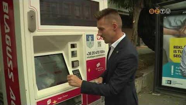A jegy- és bérletautomatákból is meg lehet váltani a helyi buszjáratokra érvényes diákbérletet A jegy- és bérletautomatákból is meg lehet váltani a helyi buszjáratokra érvényes diákbérletet